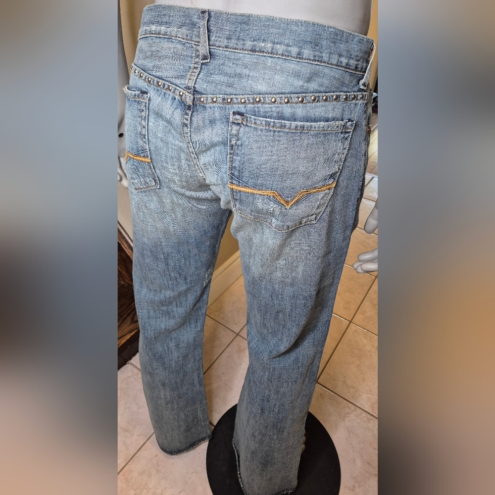 Guess Falcon Low Rise Bootcut Jeans with Vintage Distressing - Picture 6 of 13